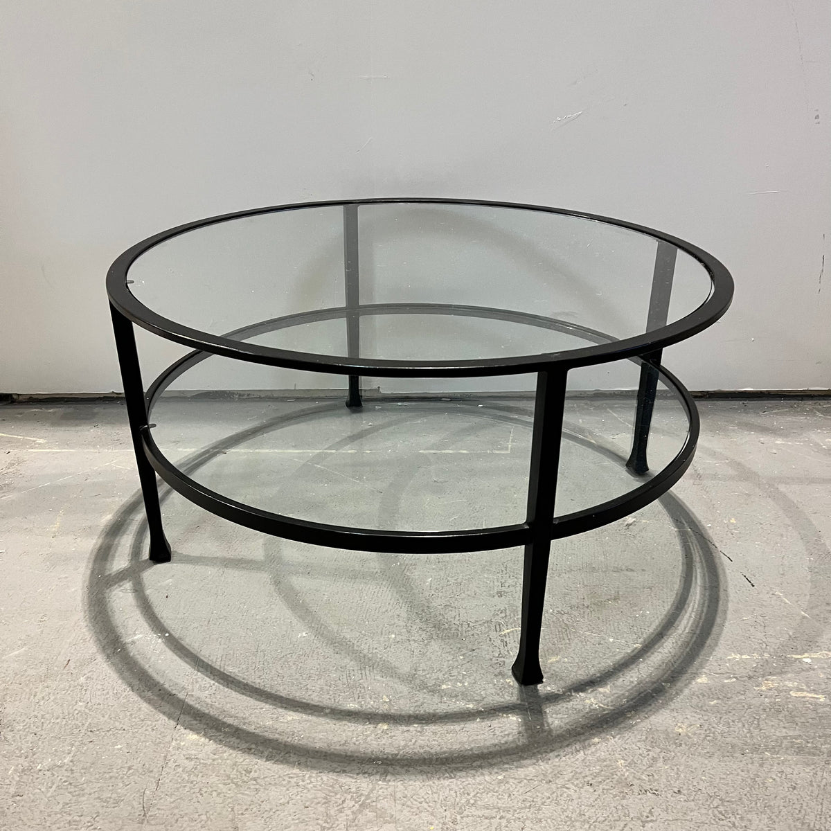 Tanner Oval Glass Coffee Table