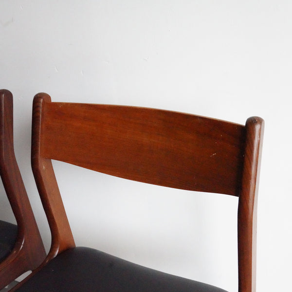 Mid-Century Danish Teak Dining Chairs from 1960s (Set of 4)