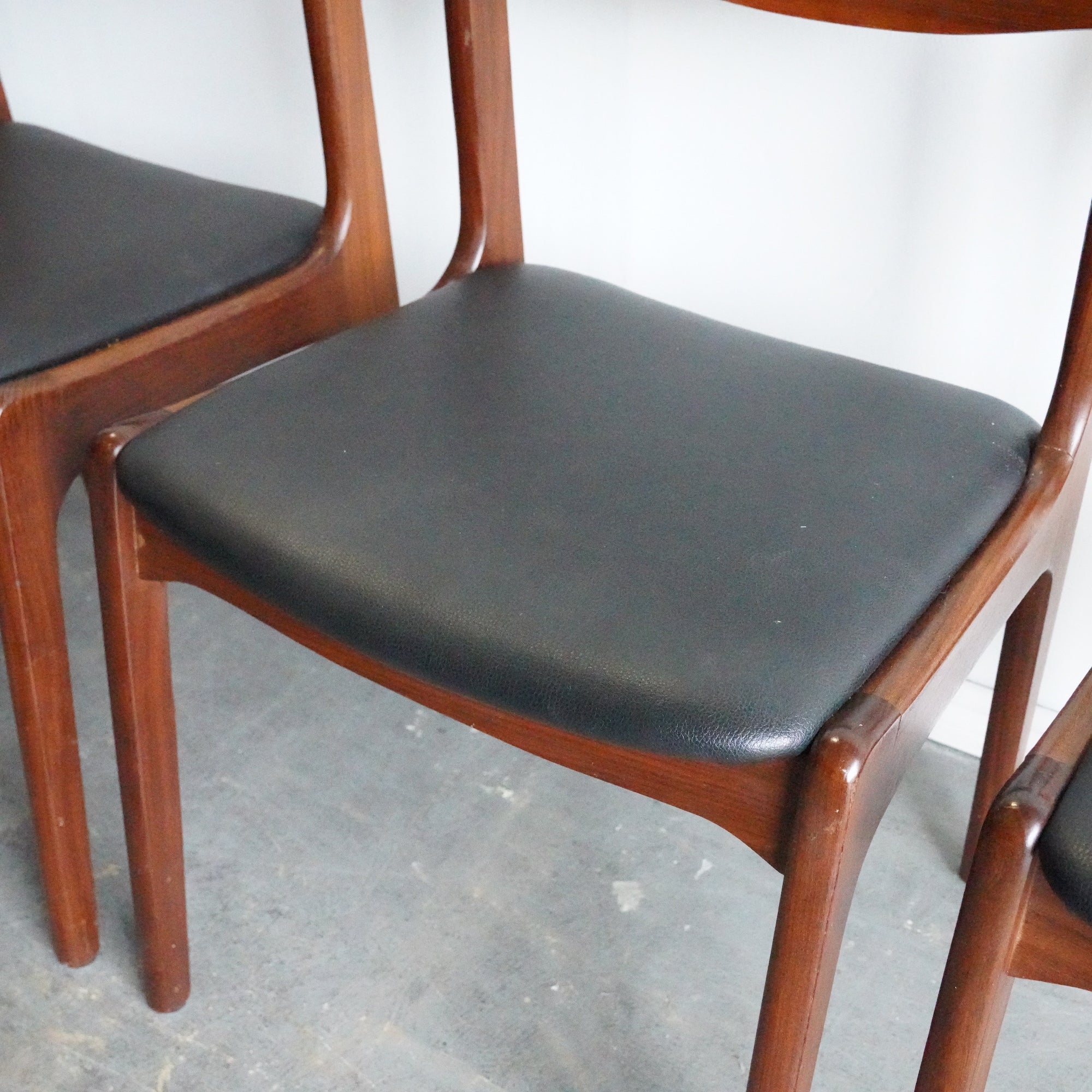 Mid-Century Danish Teak Dining Chairs from 1960s (Set of 4)