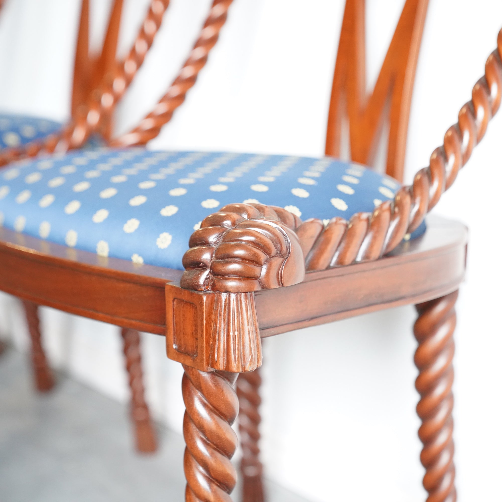 Vintage barley outlet twist chairs