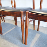 Danish Teak chairs by Henning Kjærnulf for Korup Stolefabrik Model 26