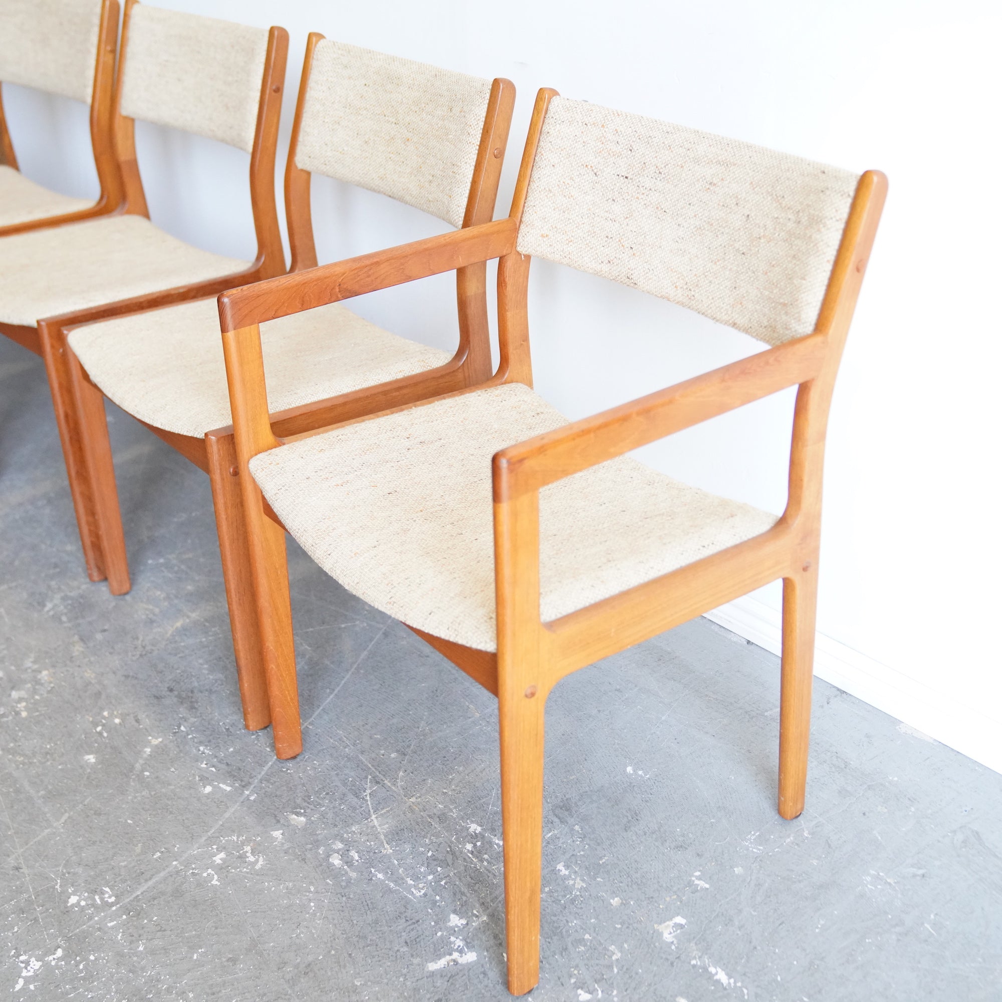 Danish Modern Teak Dining Chairs - Set of 6