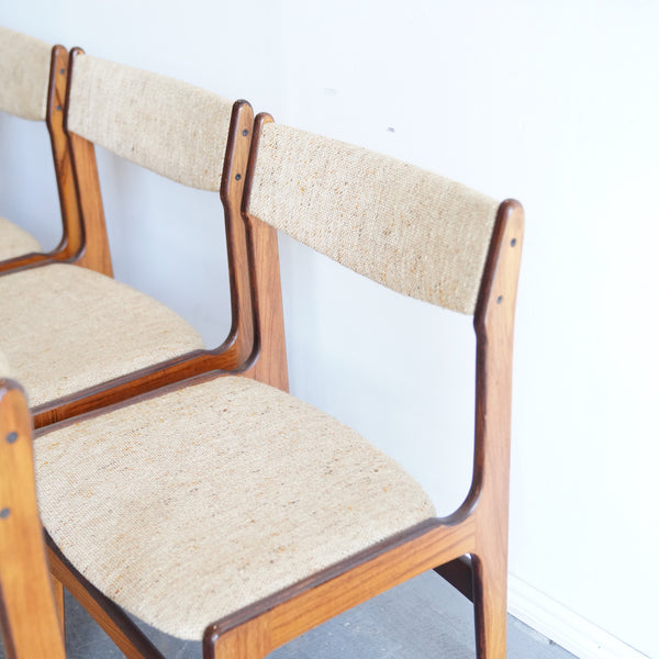 Danish teak chairs by Erik Buch for Anderstrup Stolefabrik, 1960s (Set of 8)