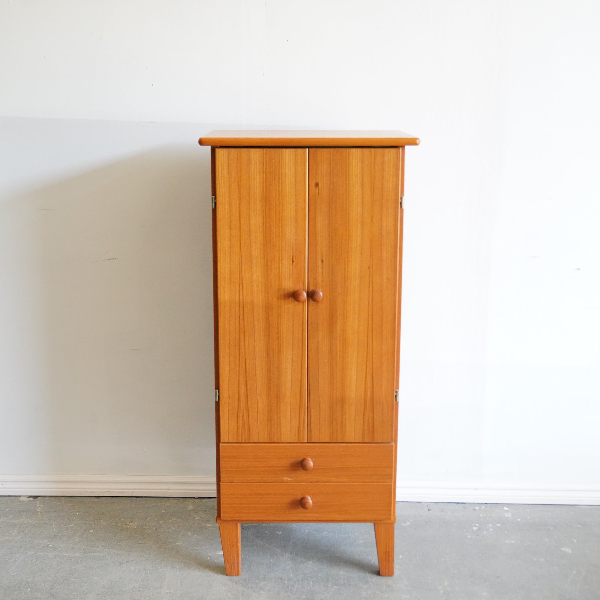 Danish Modern Teak Jewelry Cabinet by Fbj Mobler of Denmark