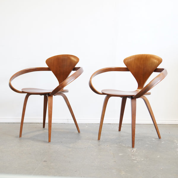 Authentic! Design Within Reach Pair of Cherner Armchair