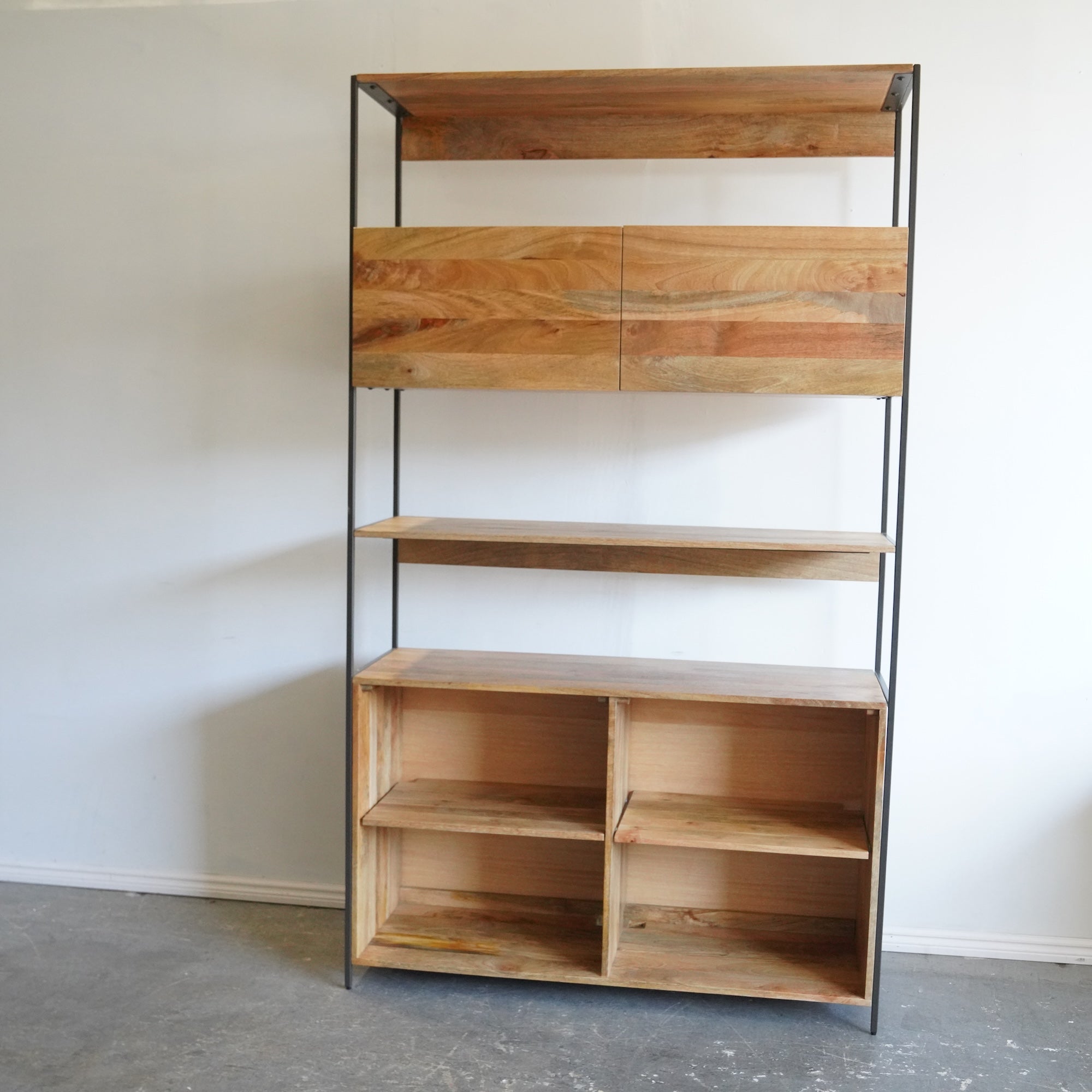 West elm store industrial bookcase