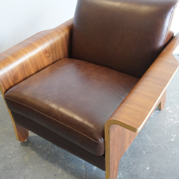 Gus Modern Lodge leather lounge Chair