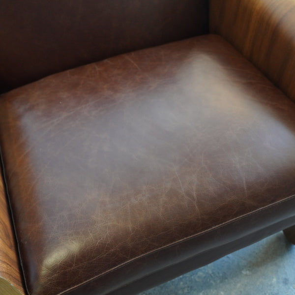 Gus Modern Lodge leather lounge Chair