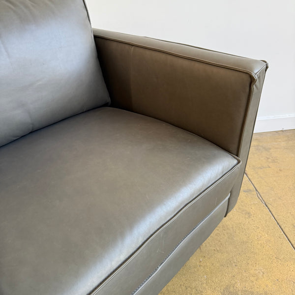 West Elm Axel Leather Chair (Two Available)