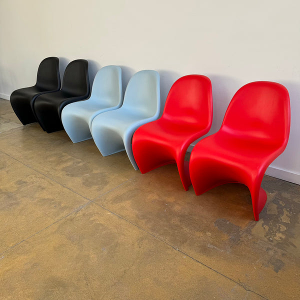 Authentic! Vitra Verner Panton Multi Color Set of 6 Chairs