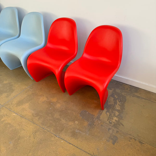 Authentic! Vitra Verner Panton Multi Color Set of 6 Chairs