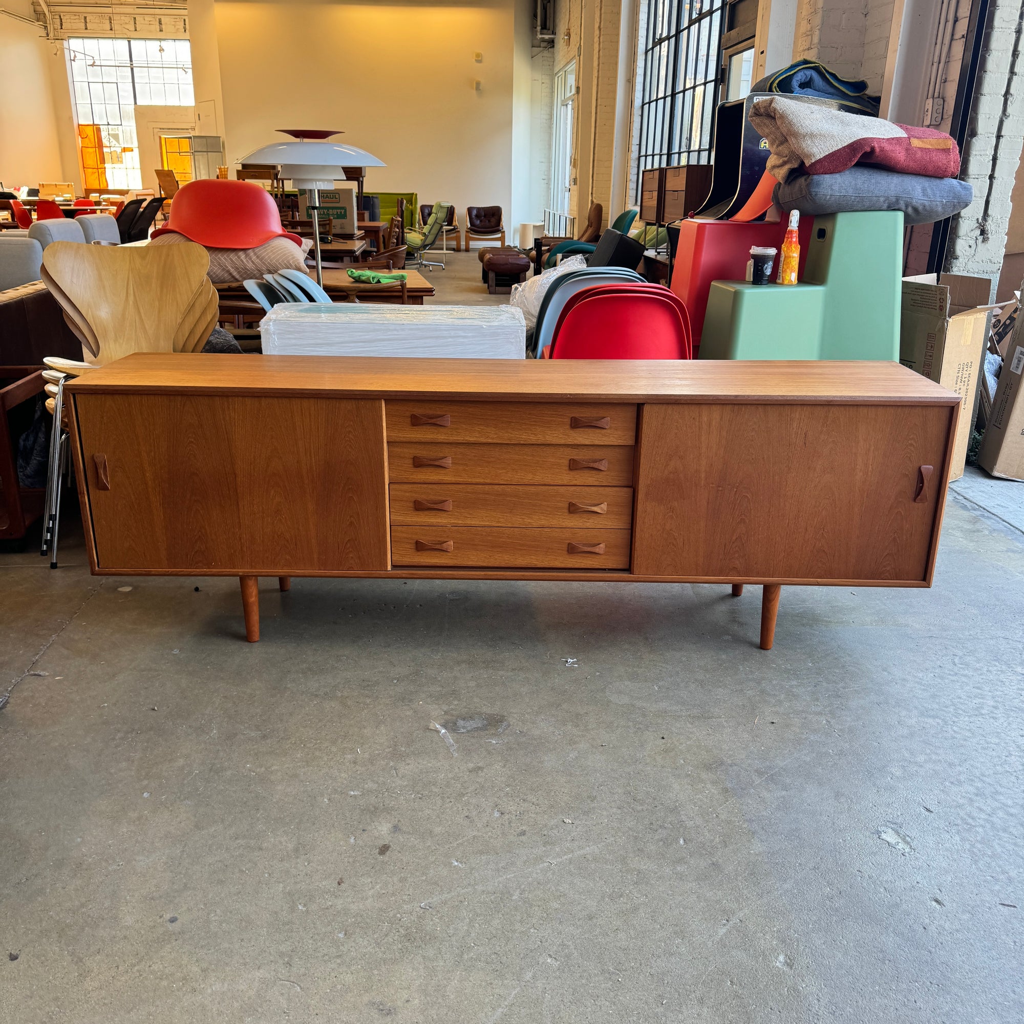 Danish Modern Teak Credenza from Clausen & Son, 1960s