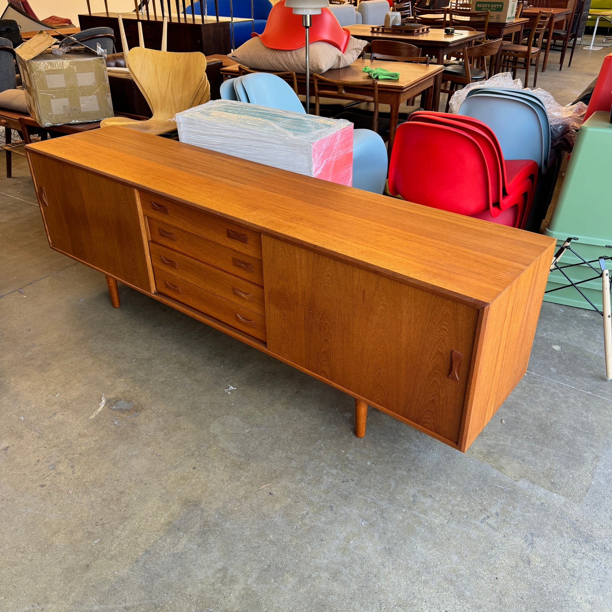 Danish Modern Teak Credenza from Clausen & Son, 1960s