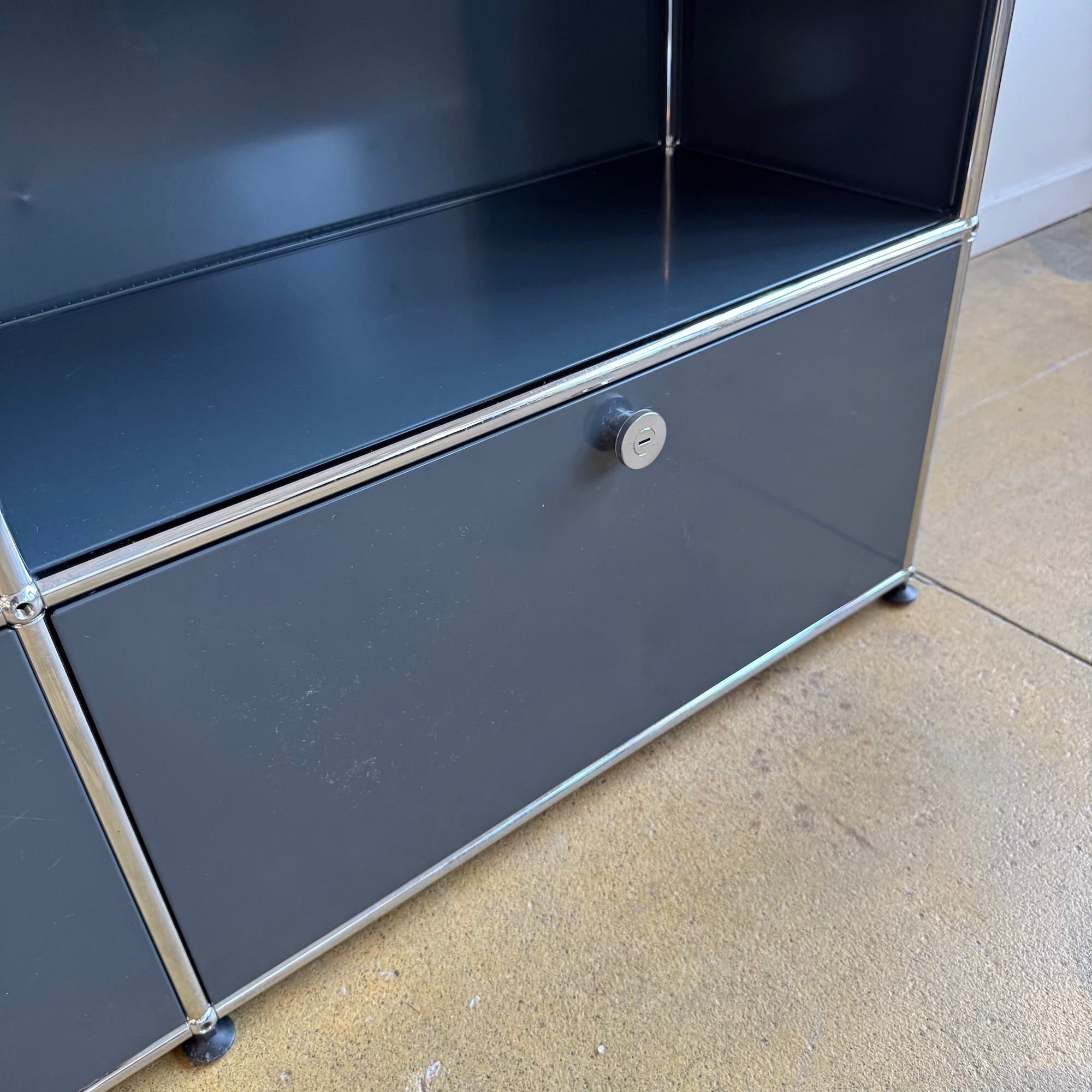 USM Haller C2A Credenza (Anthracite Grey)