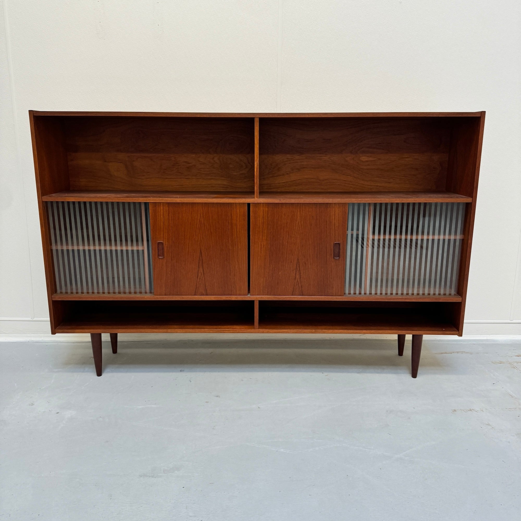 Danish Modern Teak Shelving Cabinet