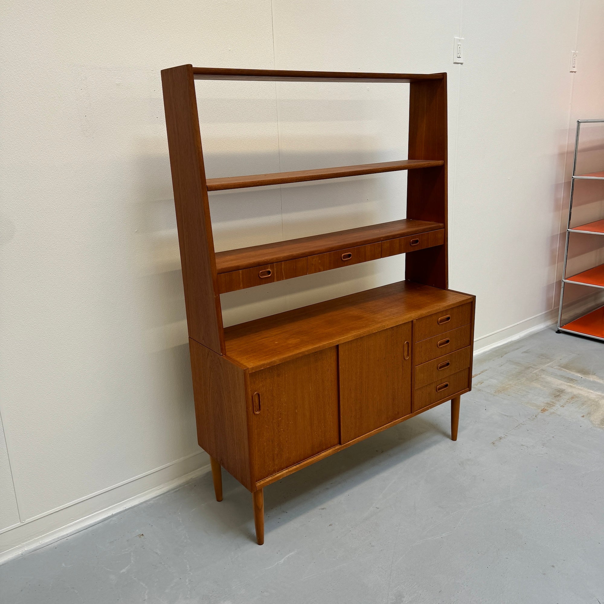 Danish Modern Teak bookcase Storage cabinet