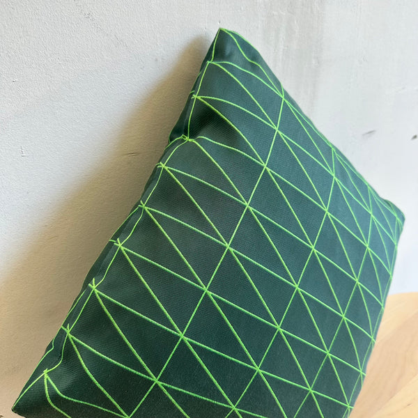 Maharam Bright Angle Evergreen Pillow