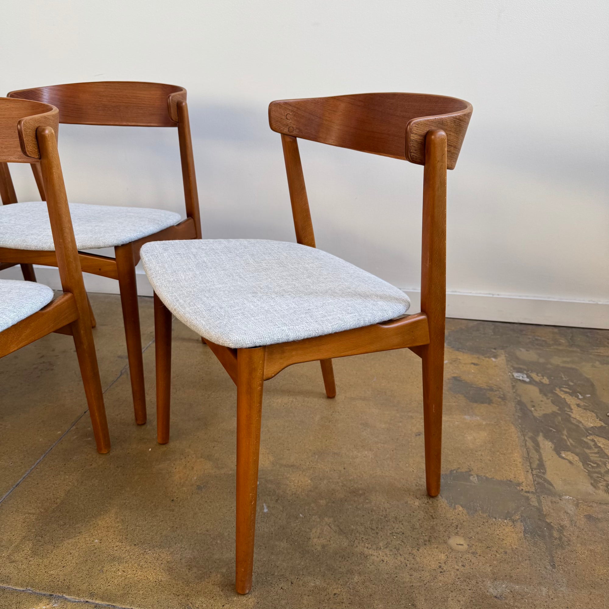 Danish Modern  Farstrup set of 6 "Model 206" Dining Chairs (New Upholstery)