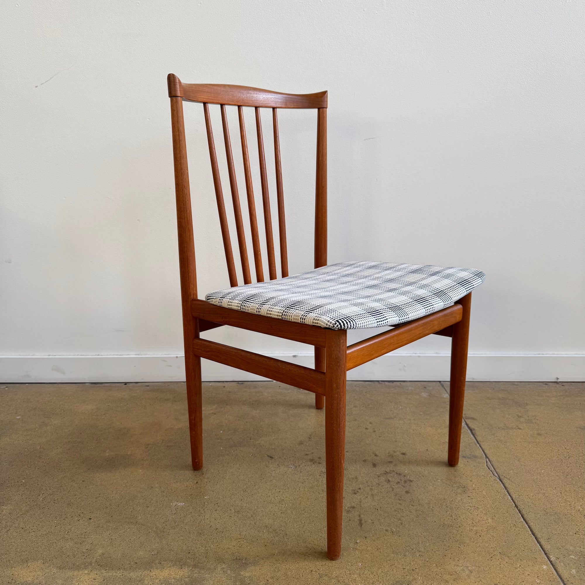 Danish Modern Teak  Single Chair by Henning Sorensen (New Upholstery)