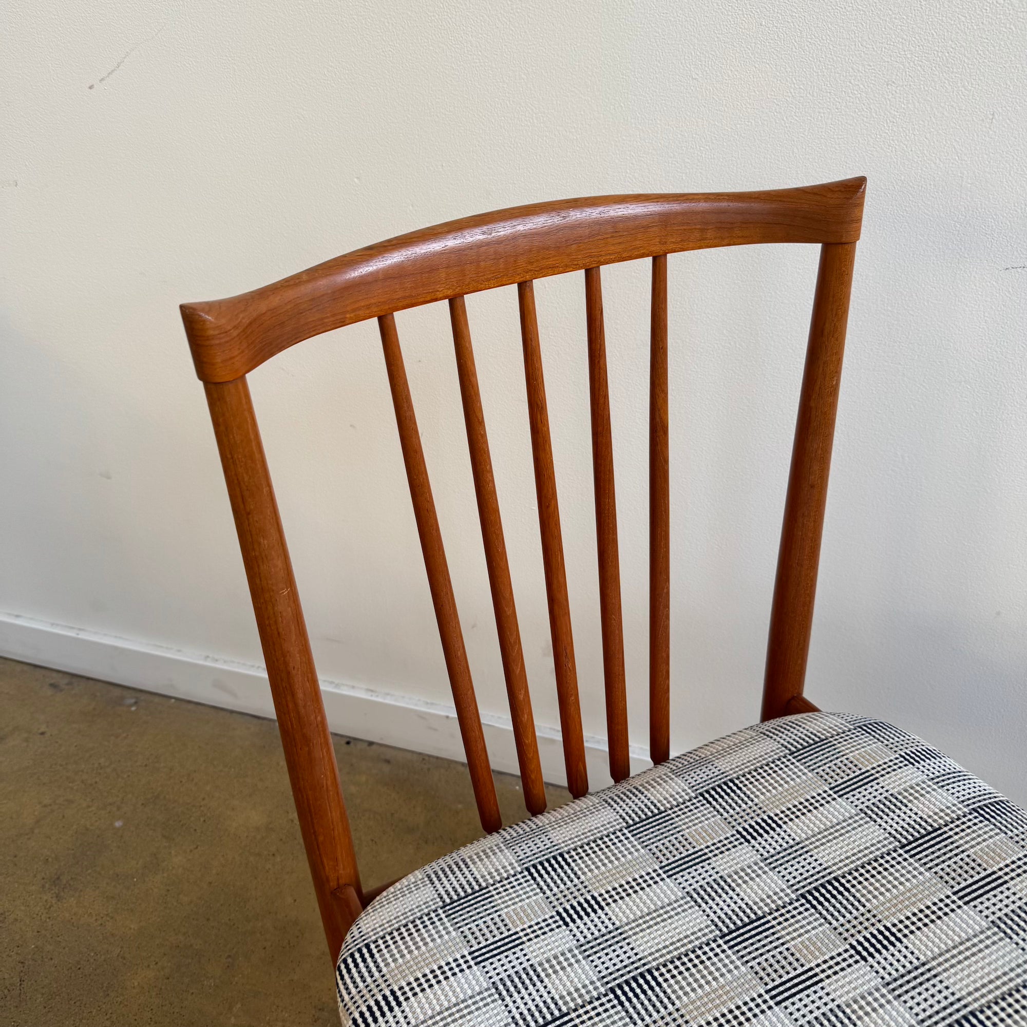 Danish Modern Teak  Single Chair by Henning Sorensen (New Upholstery)