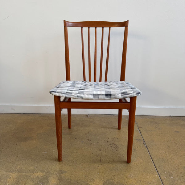 Danish Modern Teak  Single Chair by Henning Sorensen (New Upholstery)