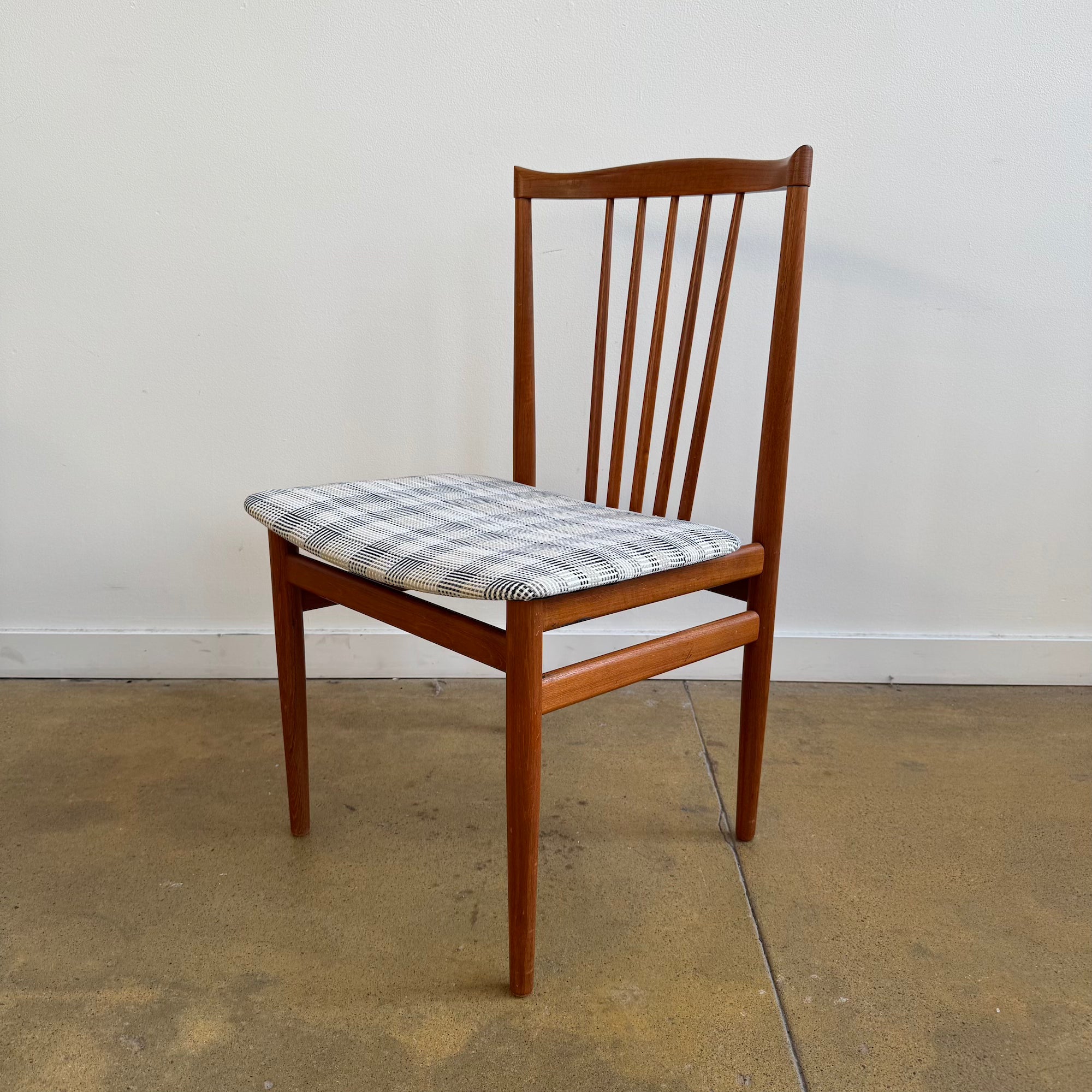 Danish Modern Teak  Single Chair by Henning Sorensen (New Upholstery)