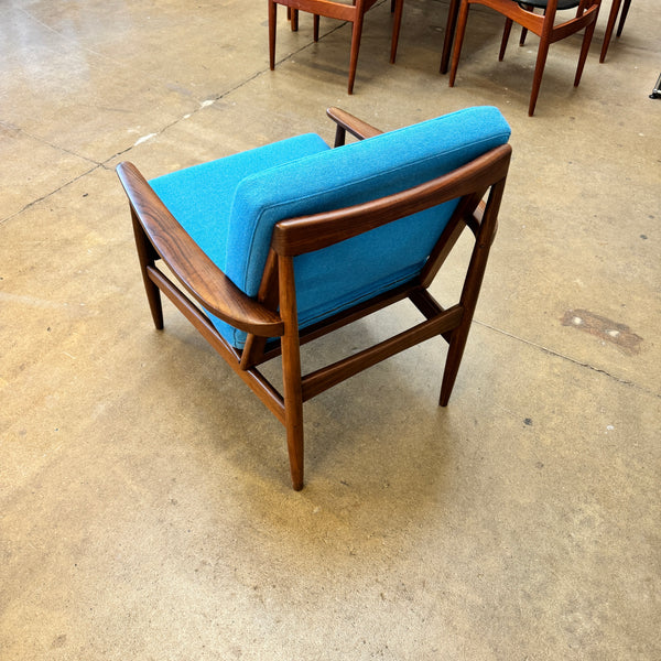 Danish Modern Teak Easy Chair with new Maharam upholstery