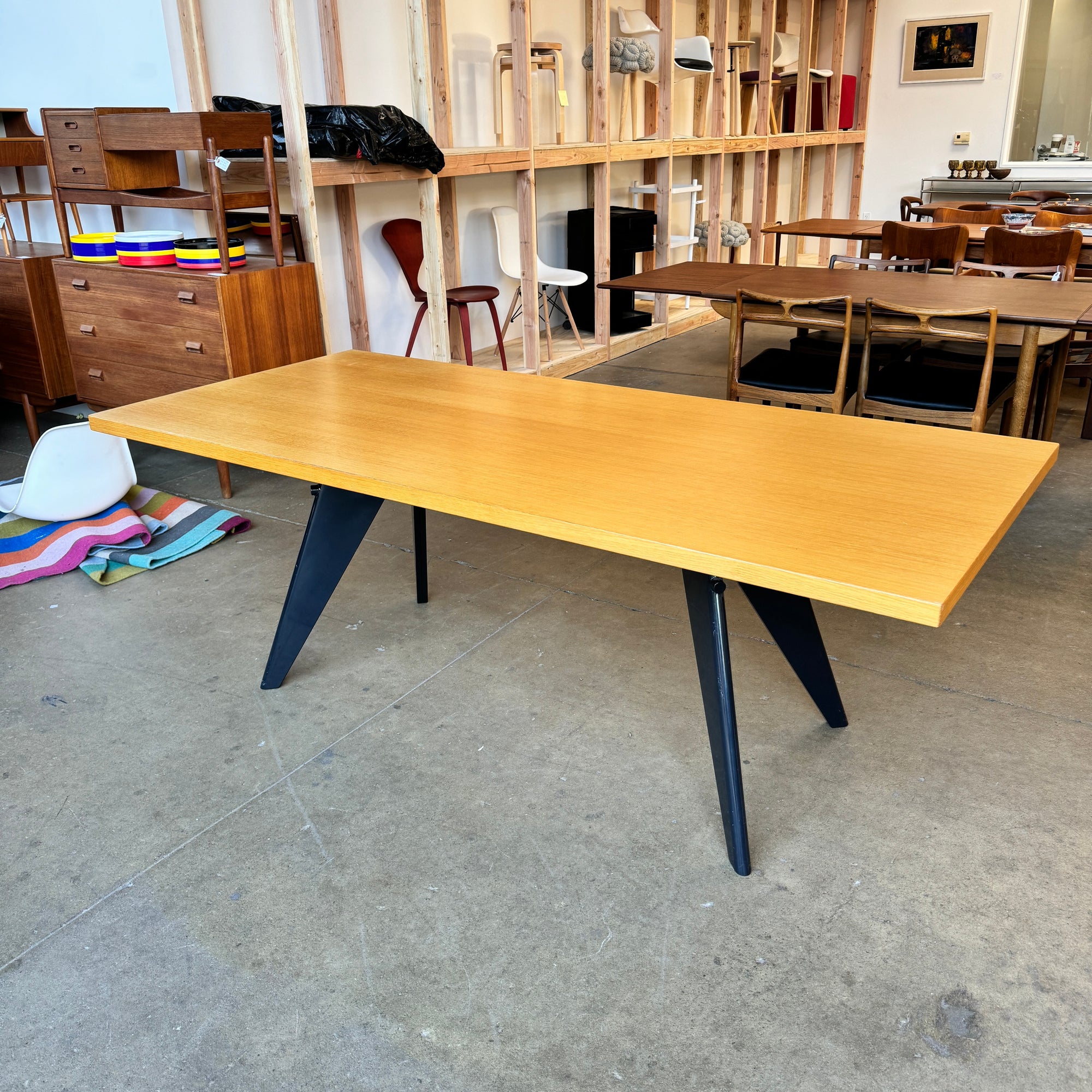 Authentic! Vitra Jean Prouve EM Dining Table