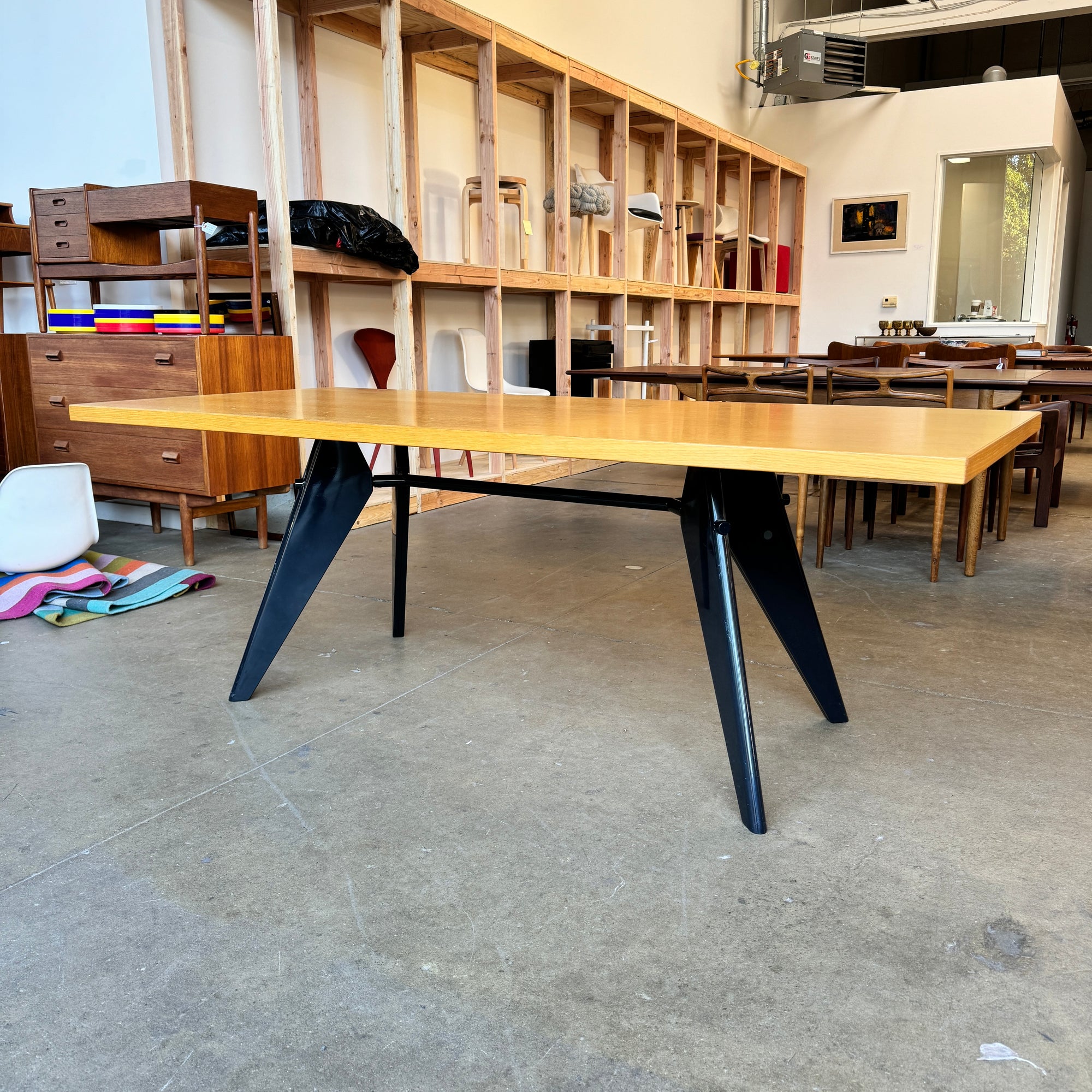 Authentic! Vitra Jean Prouve EM Dining Table