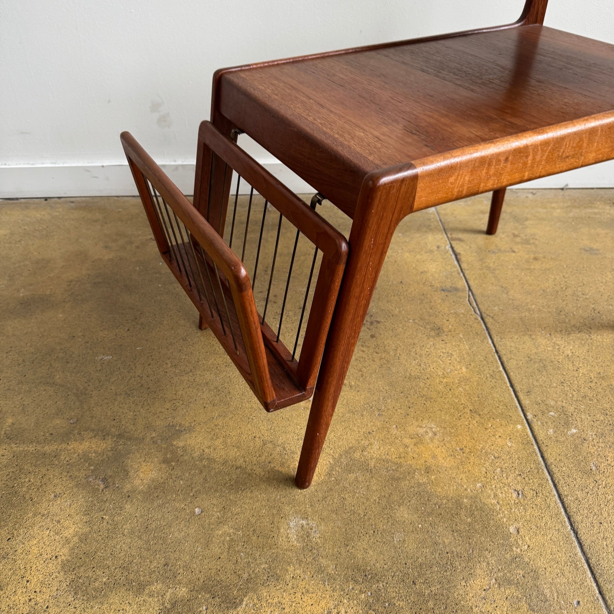 Danish Modern Teak Two-Tier Side Table by Kurt Østervig