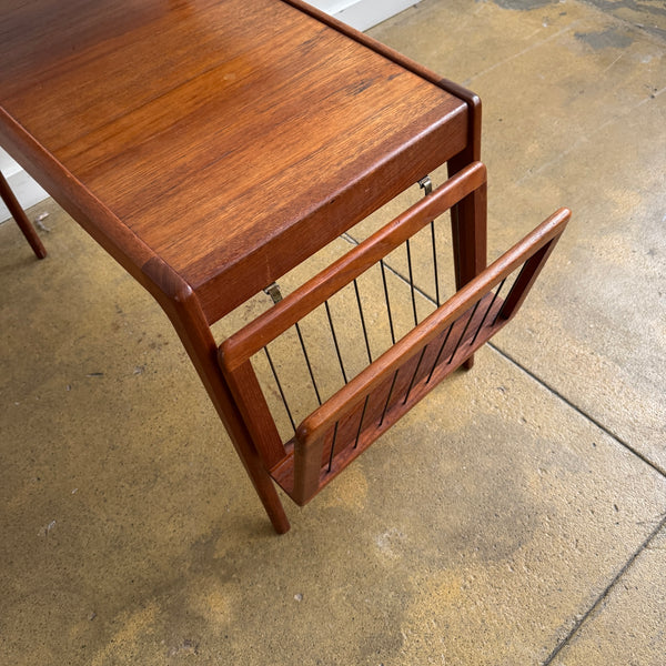 Danish Modern Teak Two-Tier Side Table by Kurt Østervig