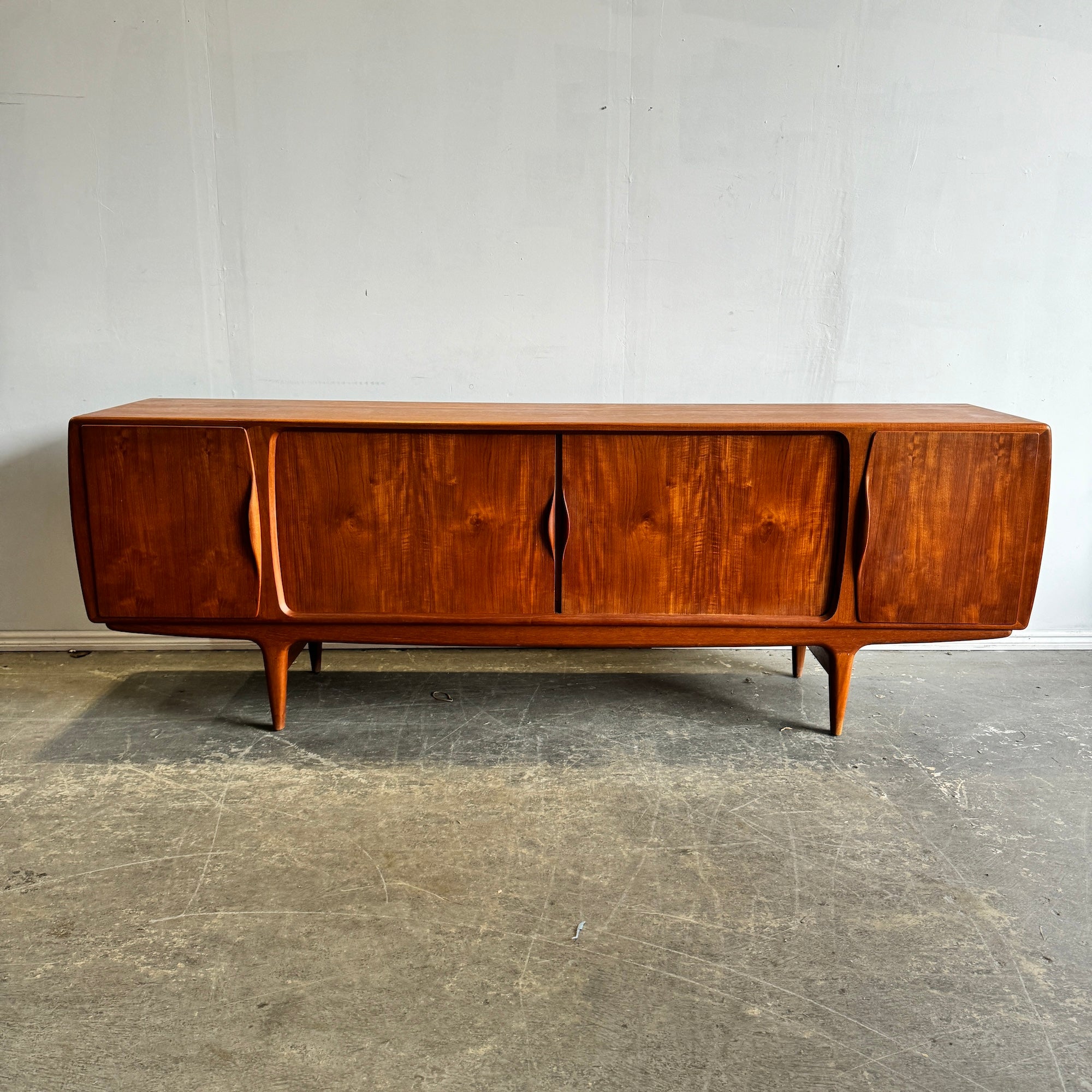 Danish Modern U16 Sideboard in Teak by Johannes Andersen for Uldum Mobelfabrik