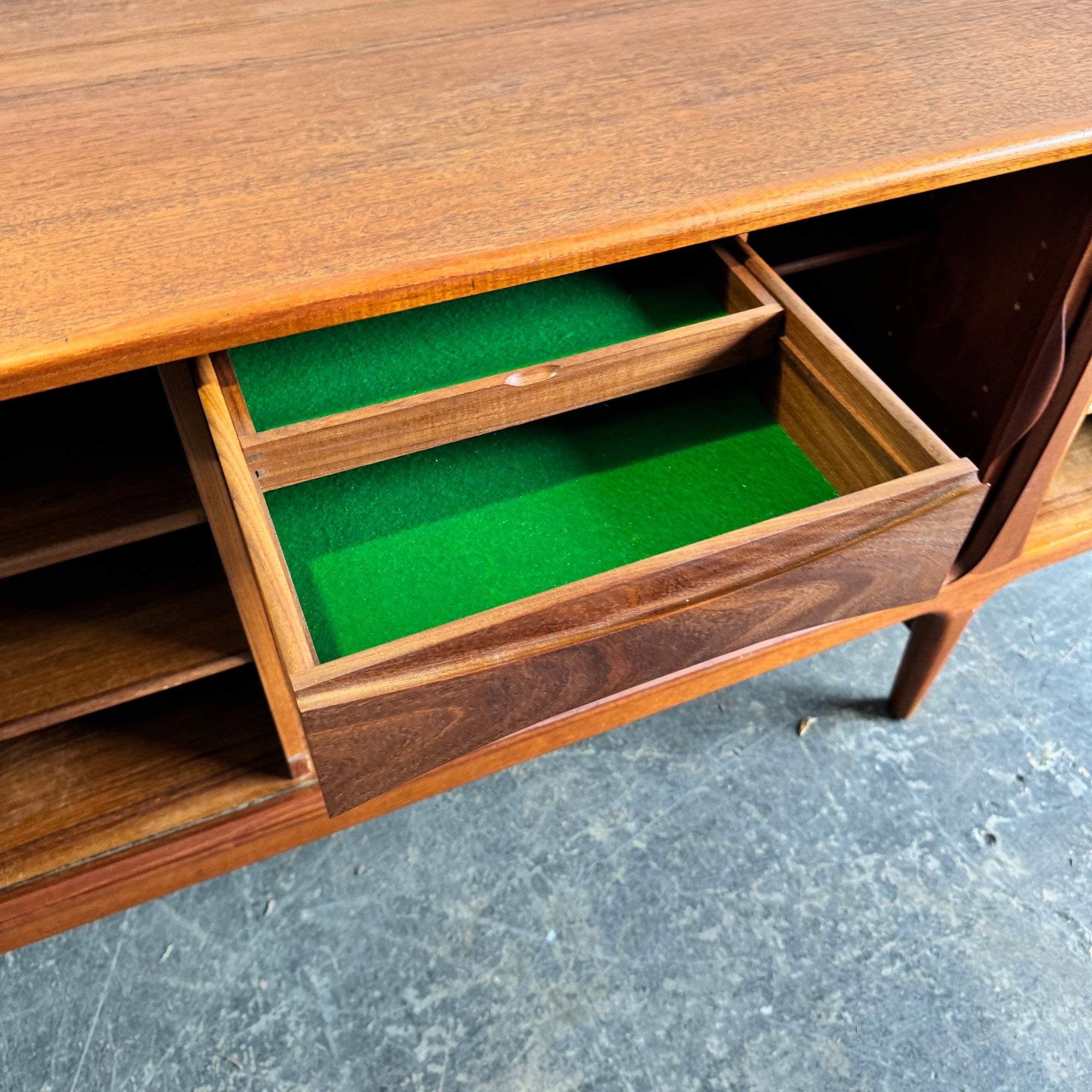 Danish Modern U16 Sideboard in Teak by Johannes Andersen for Uldum Mobelfabrik