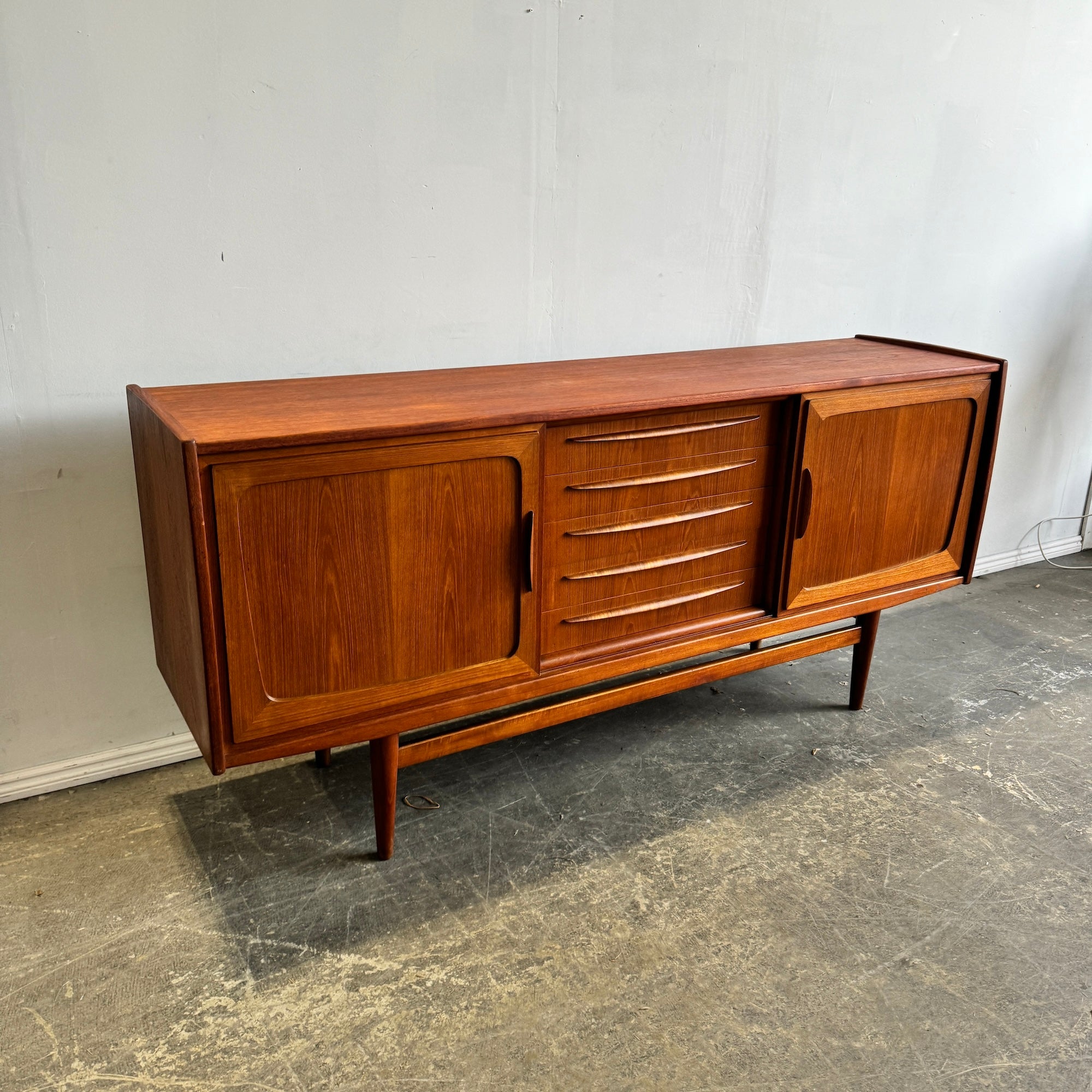 Danish Modern Teak Credenza