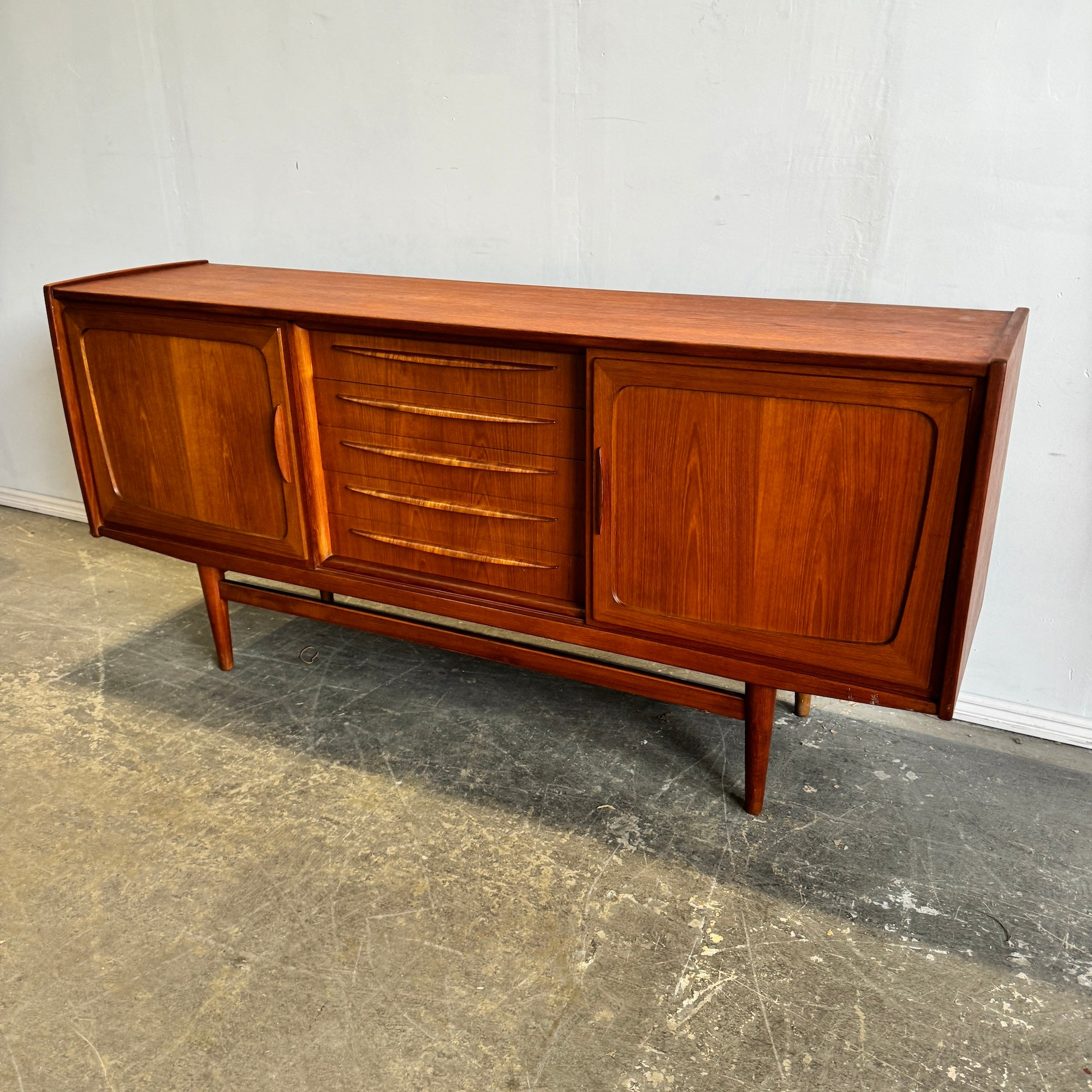 Danish Modern Teak Credenza