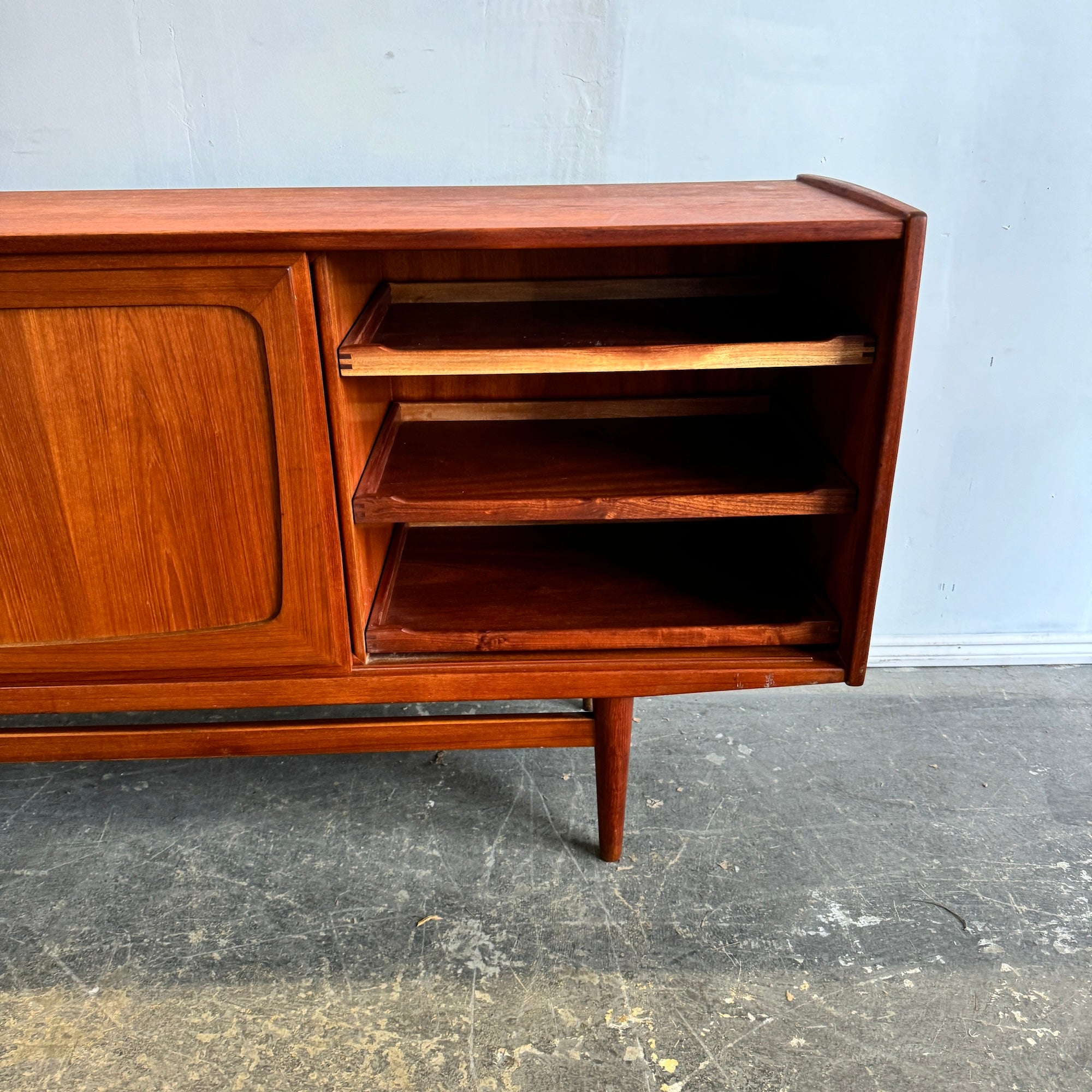 Danish Modern Teak Credenza