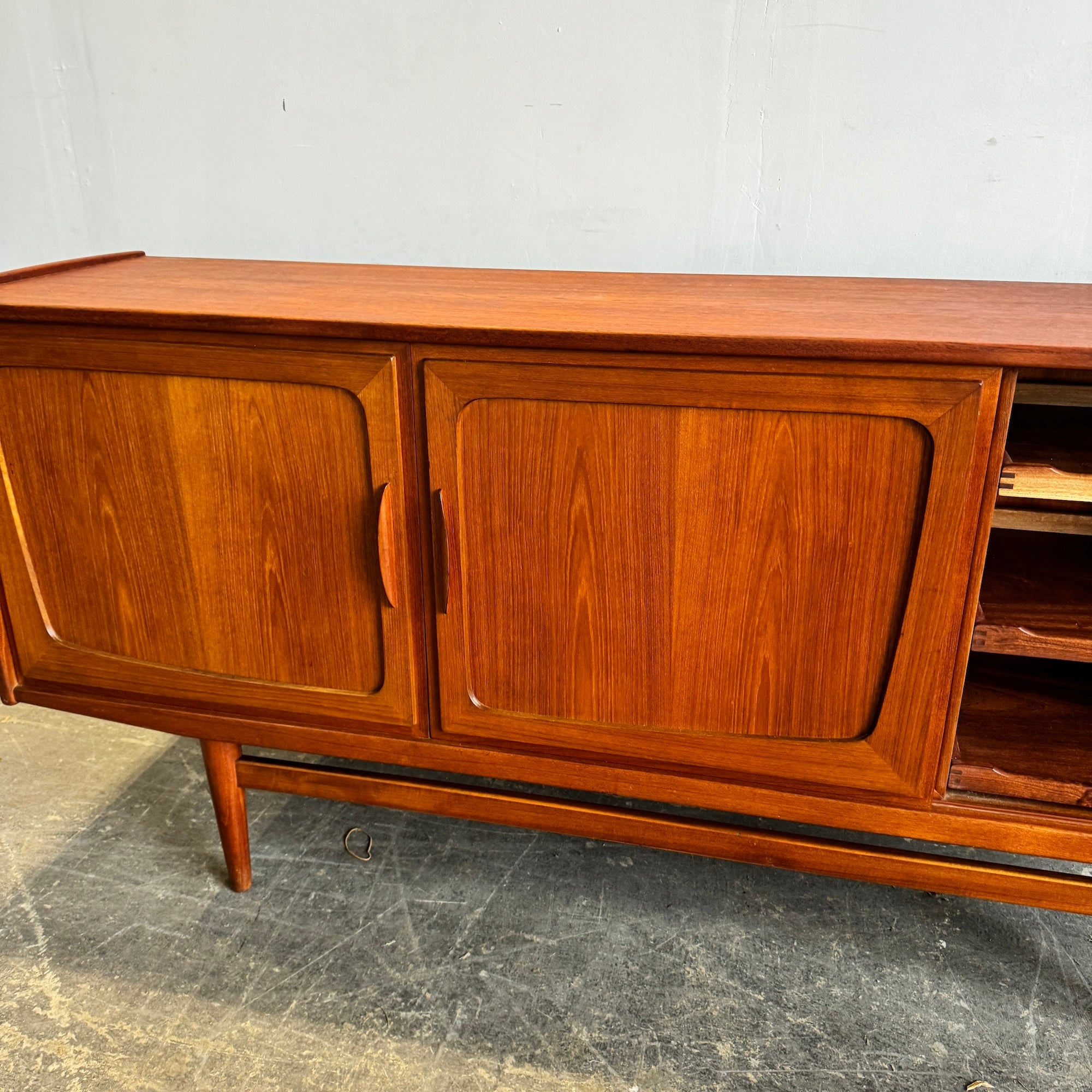 Danish Modern Teak Credenza