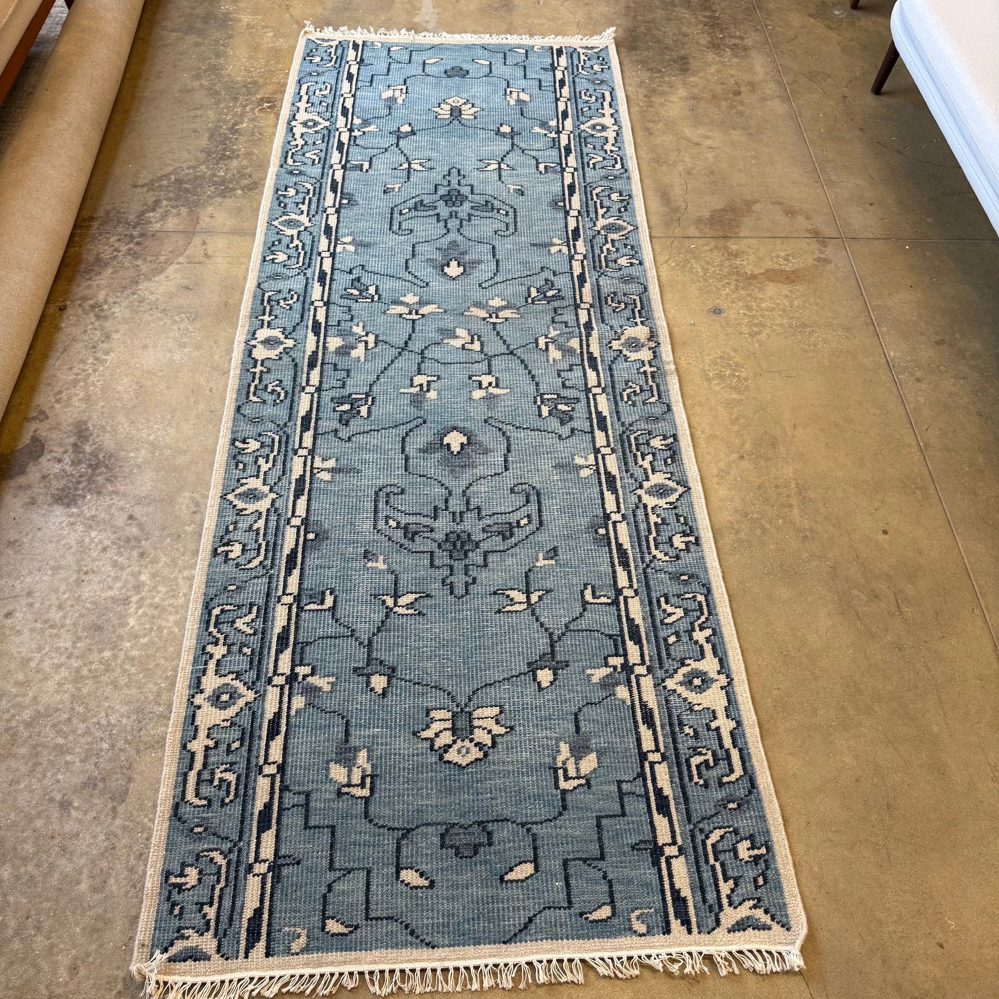 New! Serena and Lily Winn Hand-Knotted Rug 3.5x9