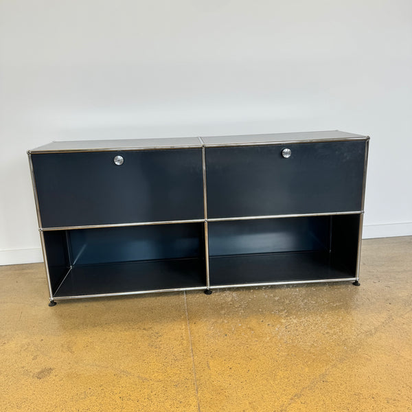 USM Haller C2A Credenza (Anthracite Grey)