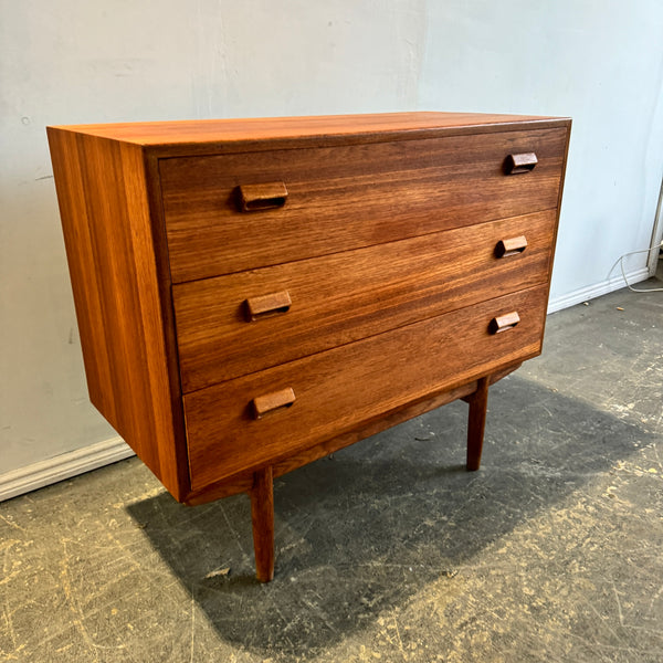 Danish Modern Borge Morgensen Teak Low Vanity Dresser