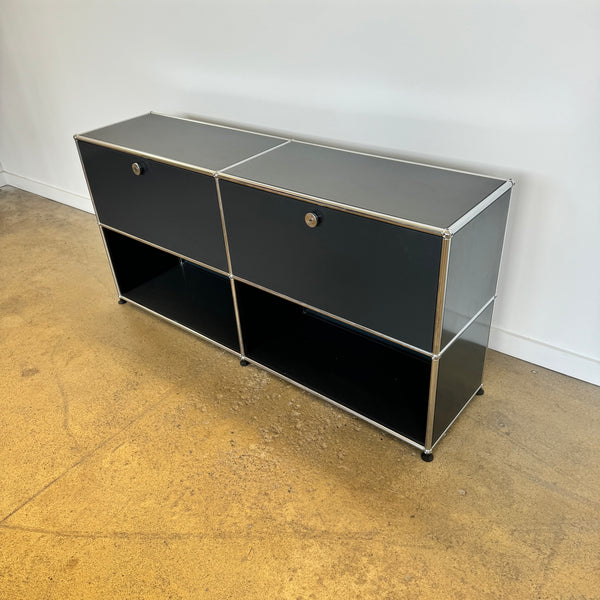 USM Haller C2A Credenza (Anthracite Grey)