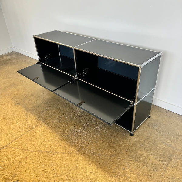 USM Haller C2A Credenza (Anthracite Grey)