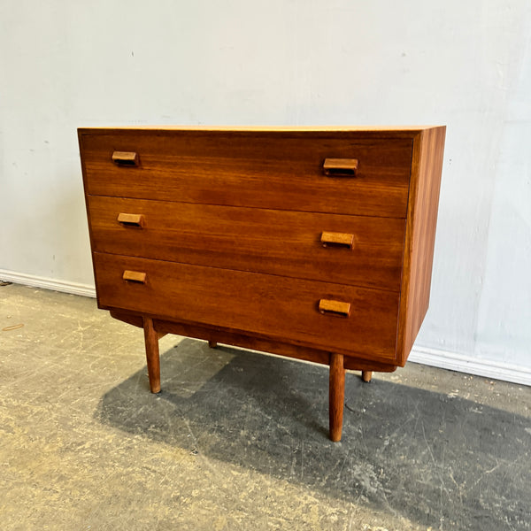 Danish Modern Borge Morgensen Teak Low Vanity Dresser