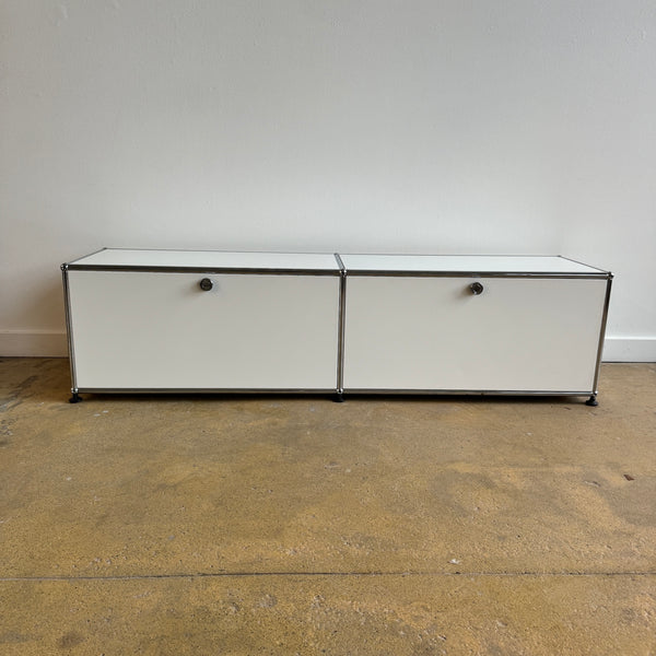 USM HALLER Low Media Console (Pure White)