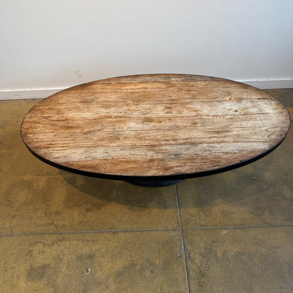 Restoration Hardware Aero 55" Oval Coffee Table