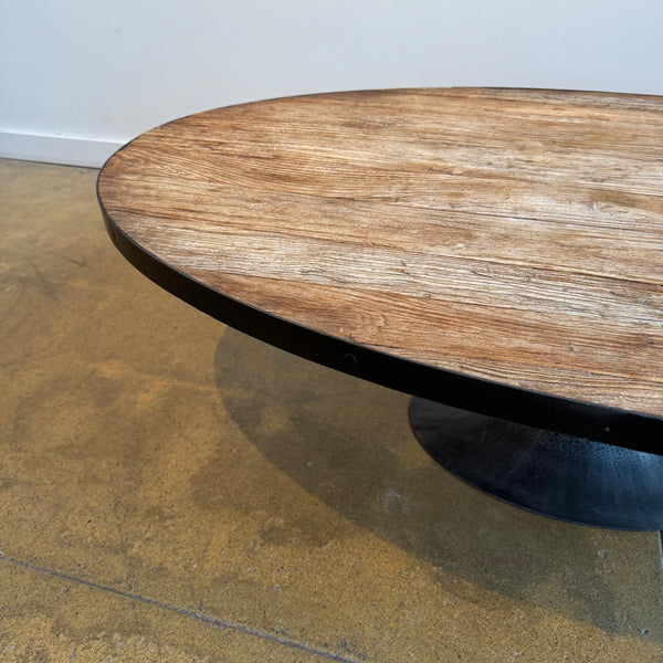 Restoration Hardware Aero 55" Oval Coffee Table