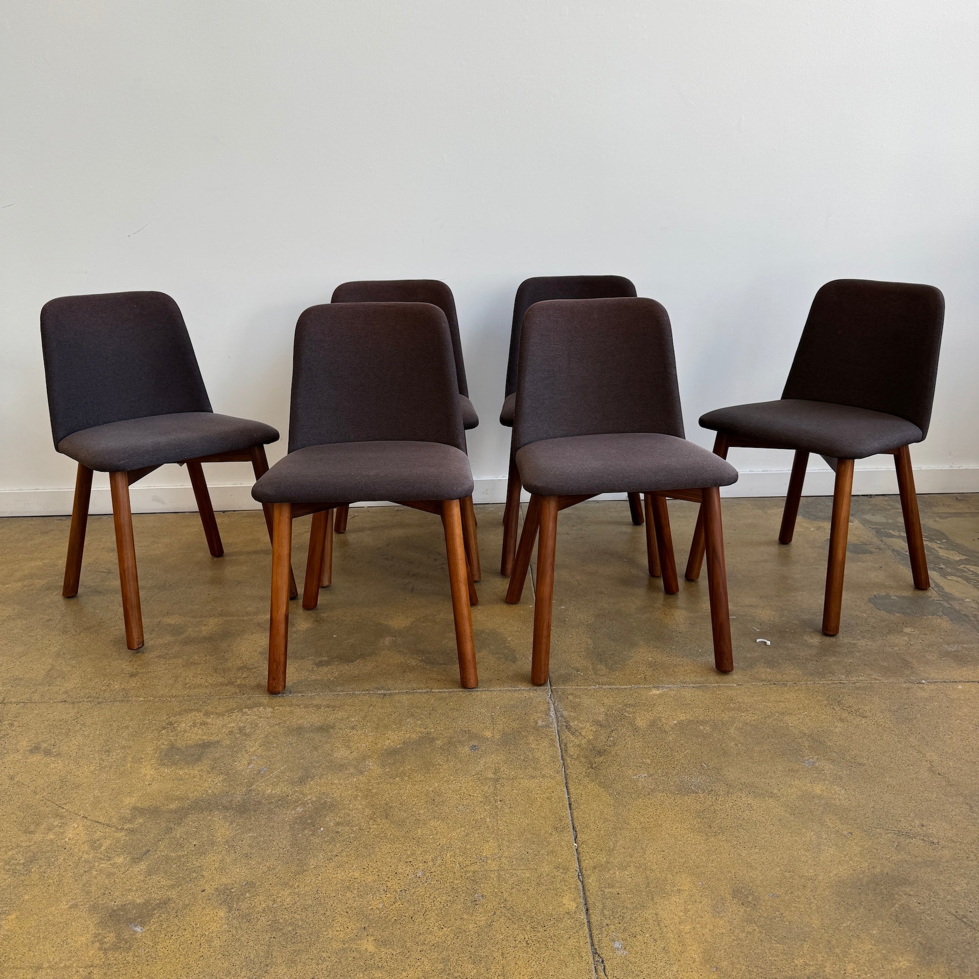 Blu Dot set of 6 "Chip" Dining Chairs