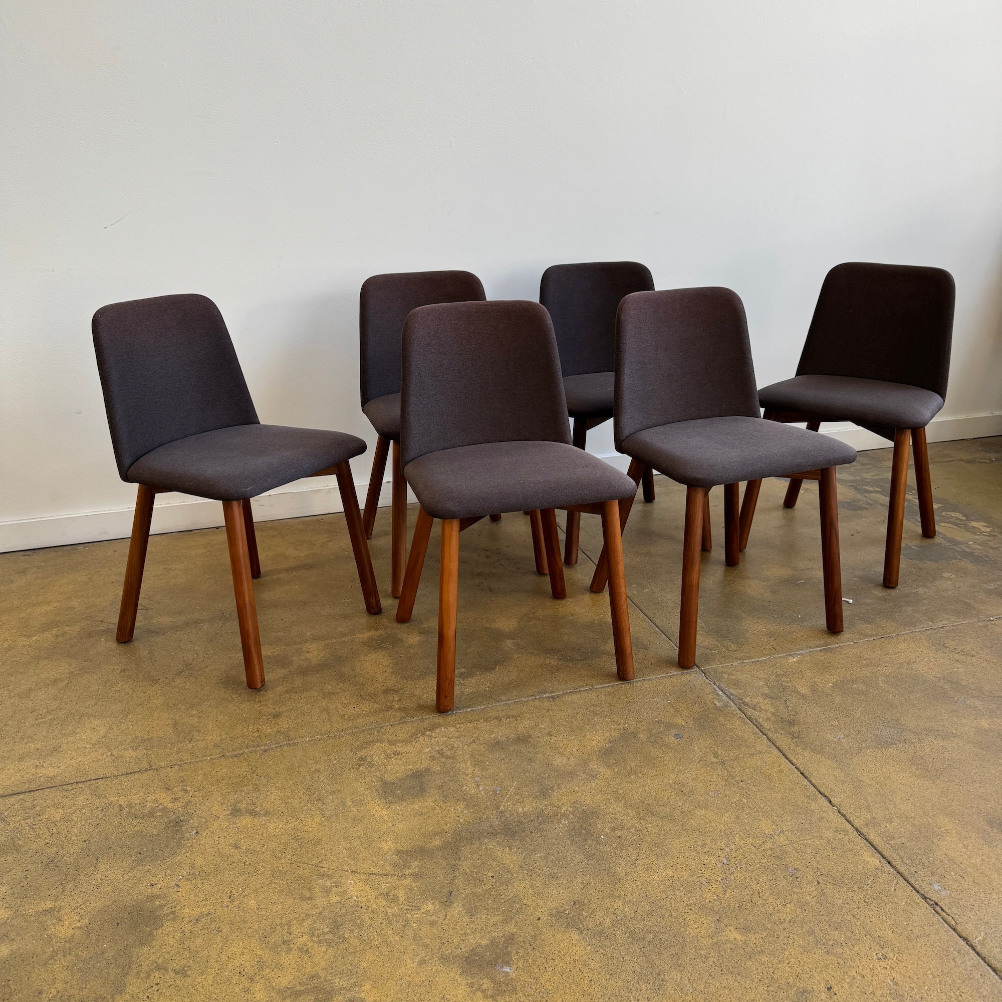 Blu Dot set of 6 "Chip" Dining Chairs