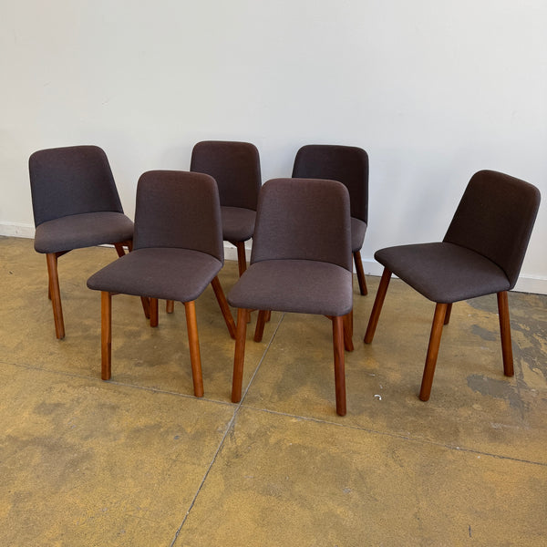 Blu Dot set of 6 "Chip" Dining Chairs