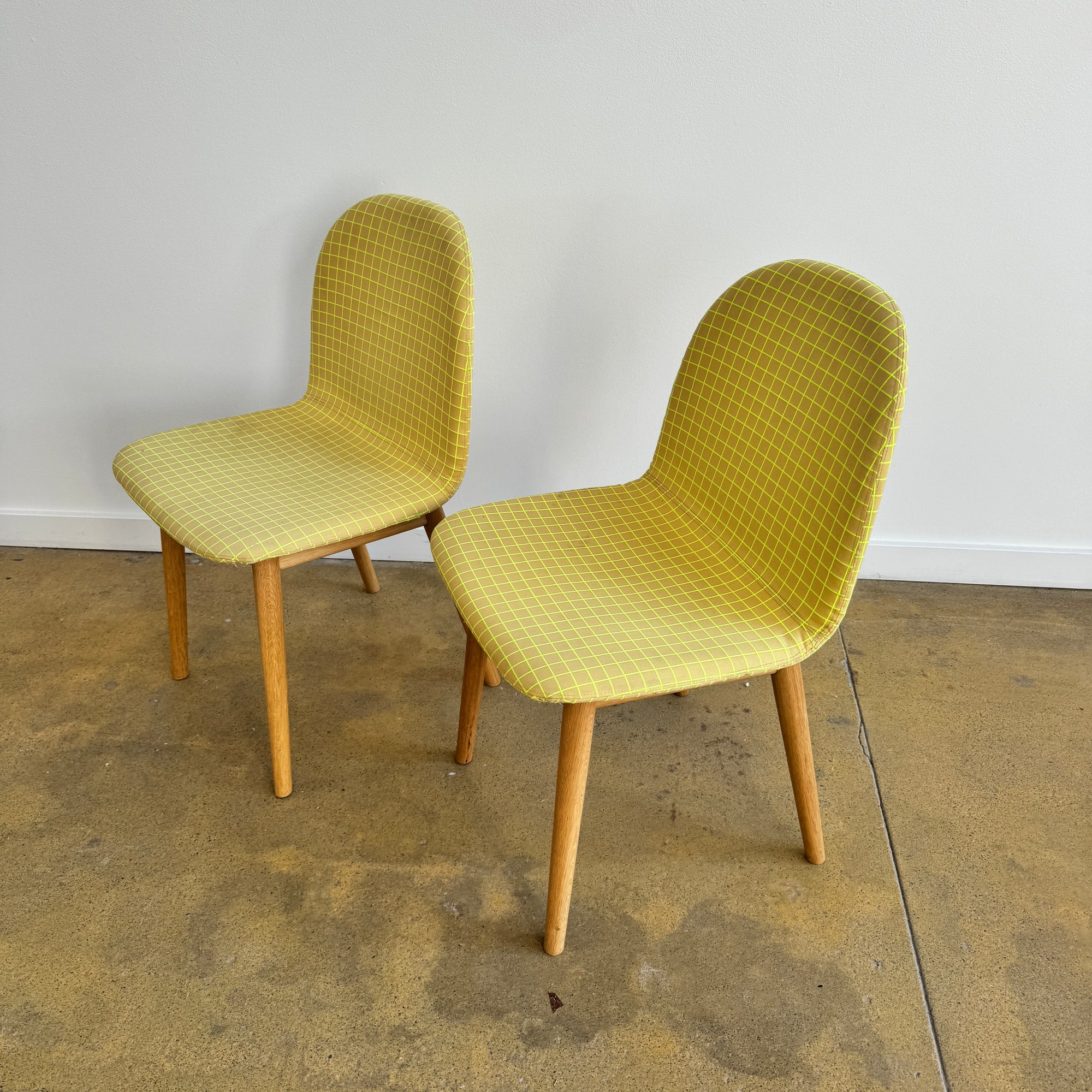 Modus Maharam Upholstery set of 2 Dining chairs